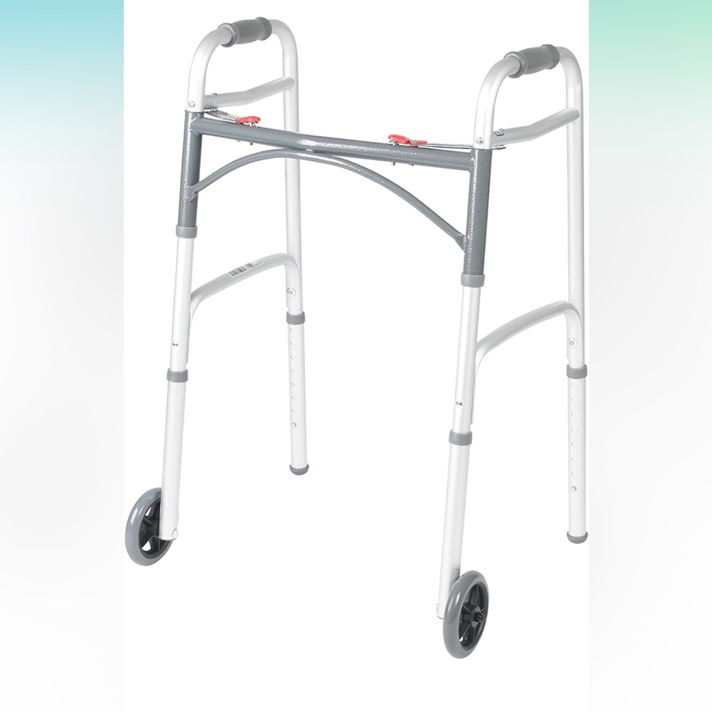 2for1 1. Drive Medical Folding Rolling Walker 2. Invacare Folding Rolling Walker